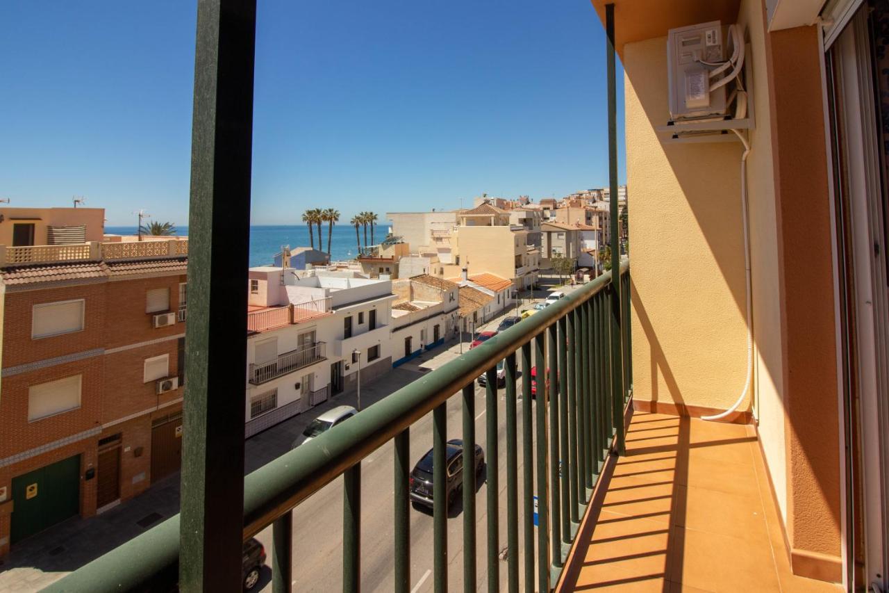 A View Of The Beach Duplex Malaga Zewnętrze zdjęcie